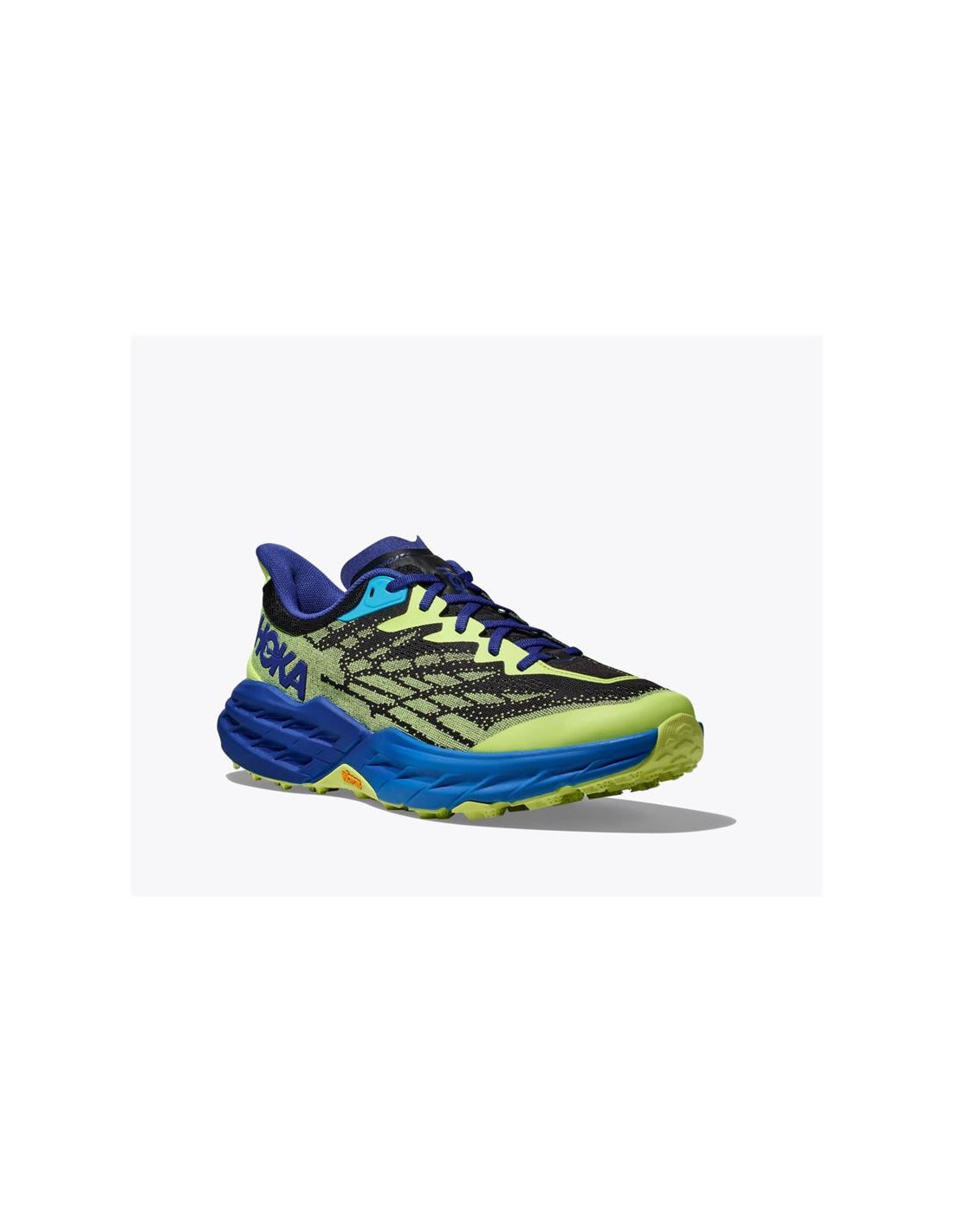 Zapatillas de Trail Hoka Speedgoat 5 Hombre Verde/Azul