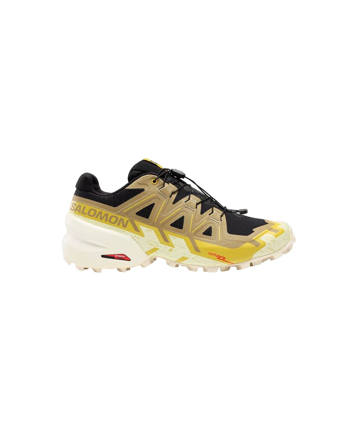 Zapatillas de Trail Salomon Speedcross 6 Black / Cress Green / Transparent Yellow Hombre