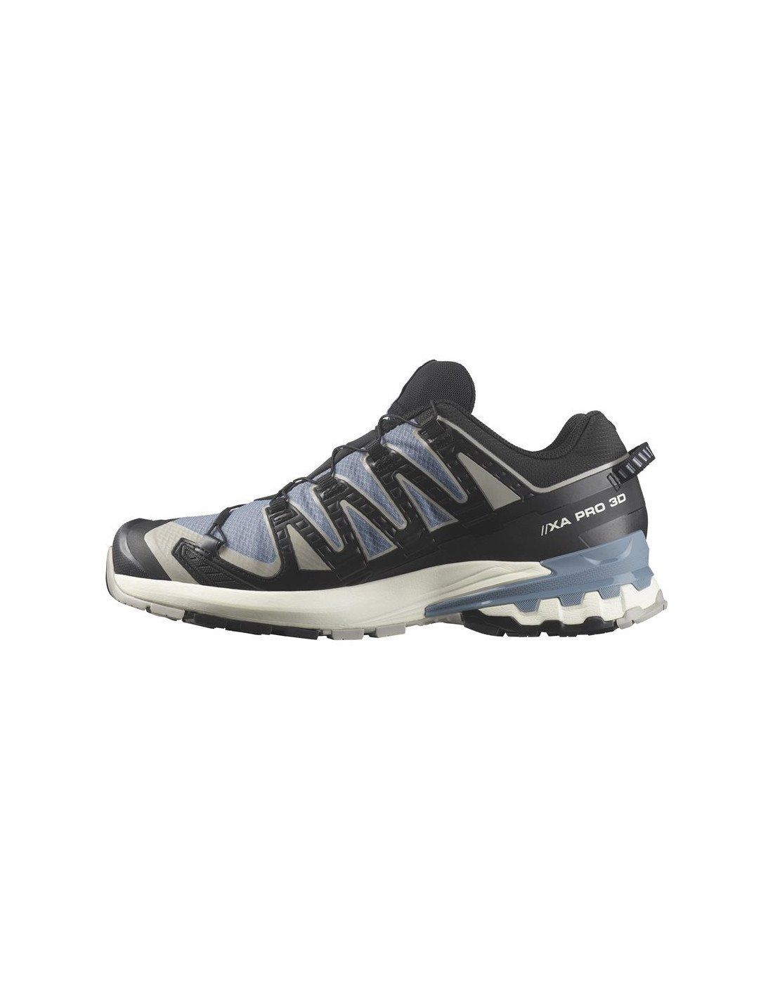 ZAPATILLAS DE TRAIL SALOMON XA PRO 3D V9 GORE  TEX FLINT STONE / BLACK / GHOST GRAY HOMBRE
