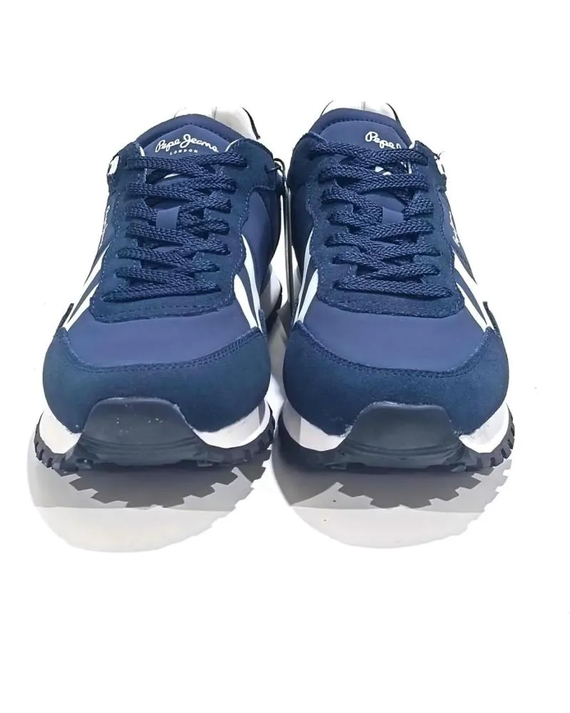 ZAPATILLAS DEPORTE PEPE JEANS  DE HOMBRE BRITON PRINTS  MARINO