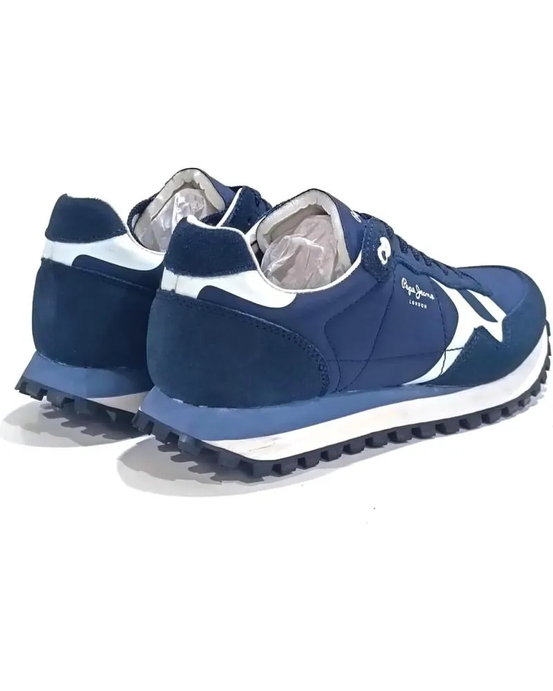 ZAPATILLAS DEPORTE PEPE JEANS  DE HOMBRE BRITON PRINTS  MARINO