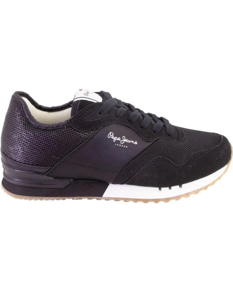 Zapatillas deporte PEPE JEANS  de Mujer PLS31382 ZAPATILLAS CASUAL DE MUJER  NEGRO