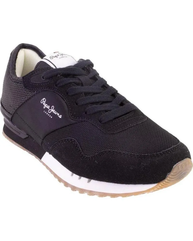 Zapatillas deporte PEPE JEANS  de Mujer PLS31382 ZAPATILLAS CASUAL DE MUJER  NEGRO