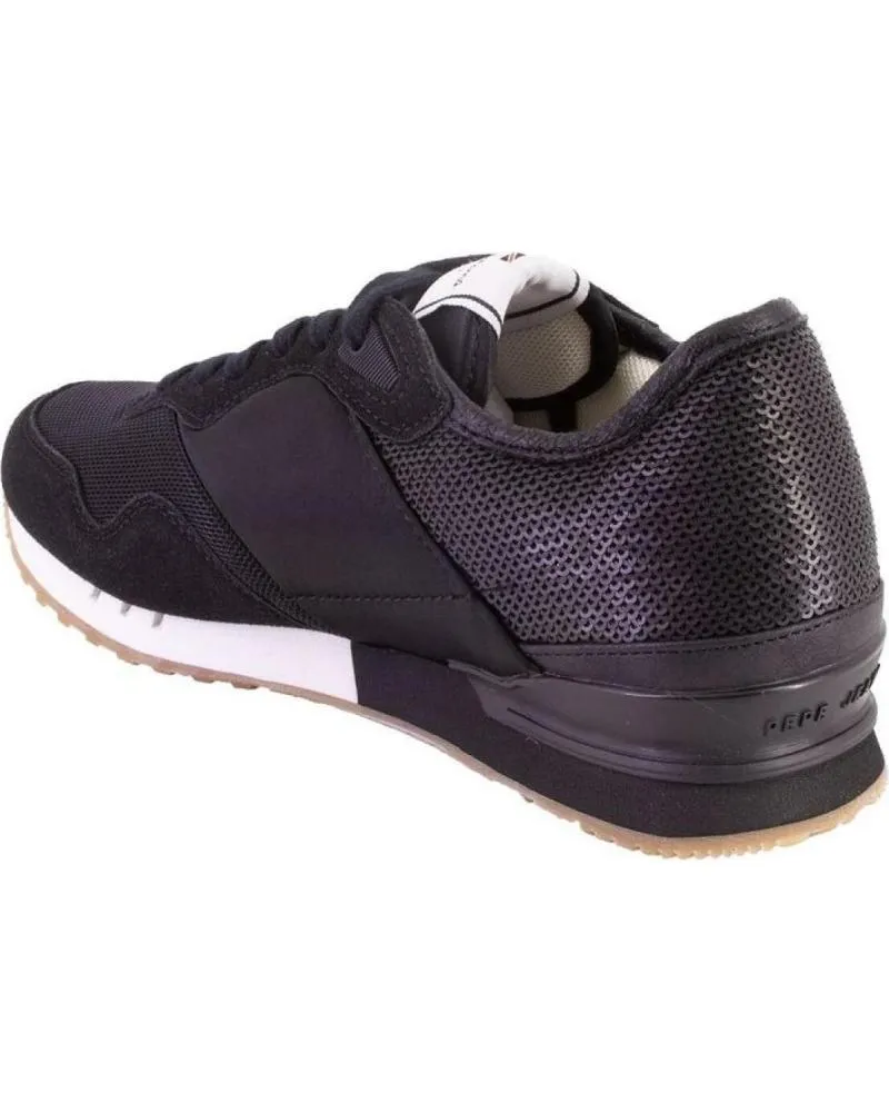 Zapatillas deporte PEPE JEANS  de Mujer PLS31382 ZAPATILLAS CASUAL DE MUJER  NEGRO