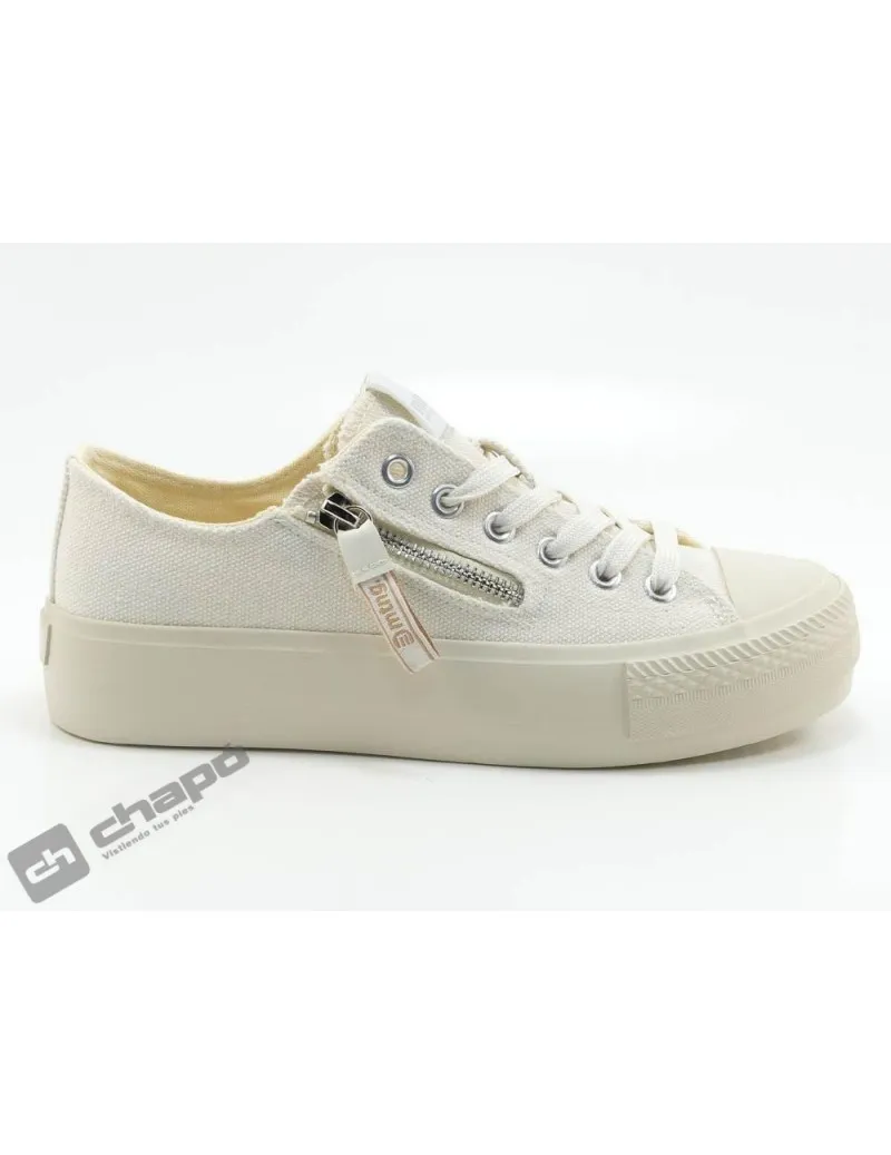 Zapatillas Deportiva Beig Mustang 60418