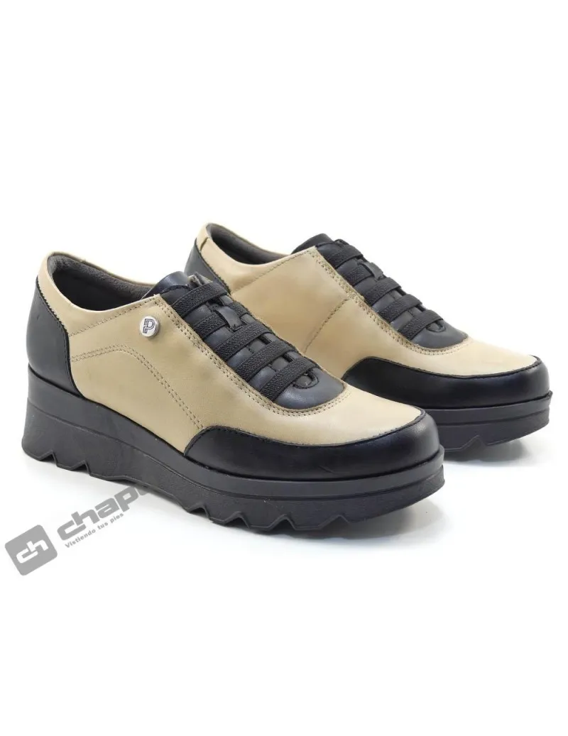 Zapatillas Deportiva Taupe Pitillos 5355