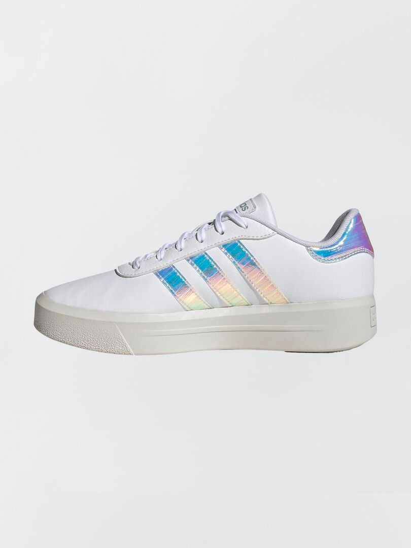 ZAPATILLAS HOLOGRáFICAS 'ADIDAS' 'COURT PLATFORM'  BLANCO