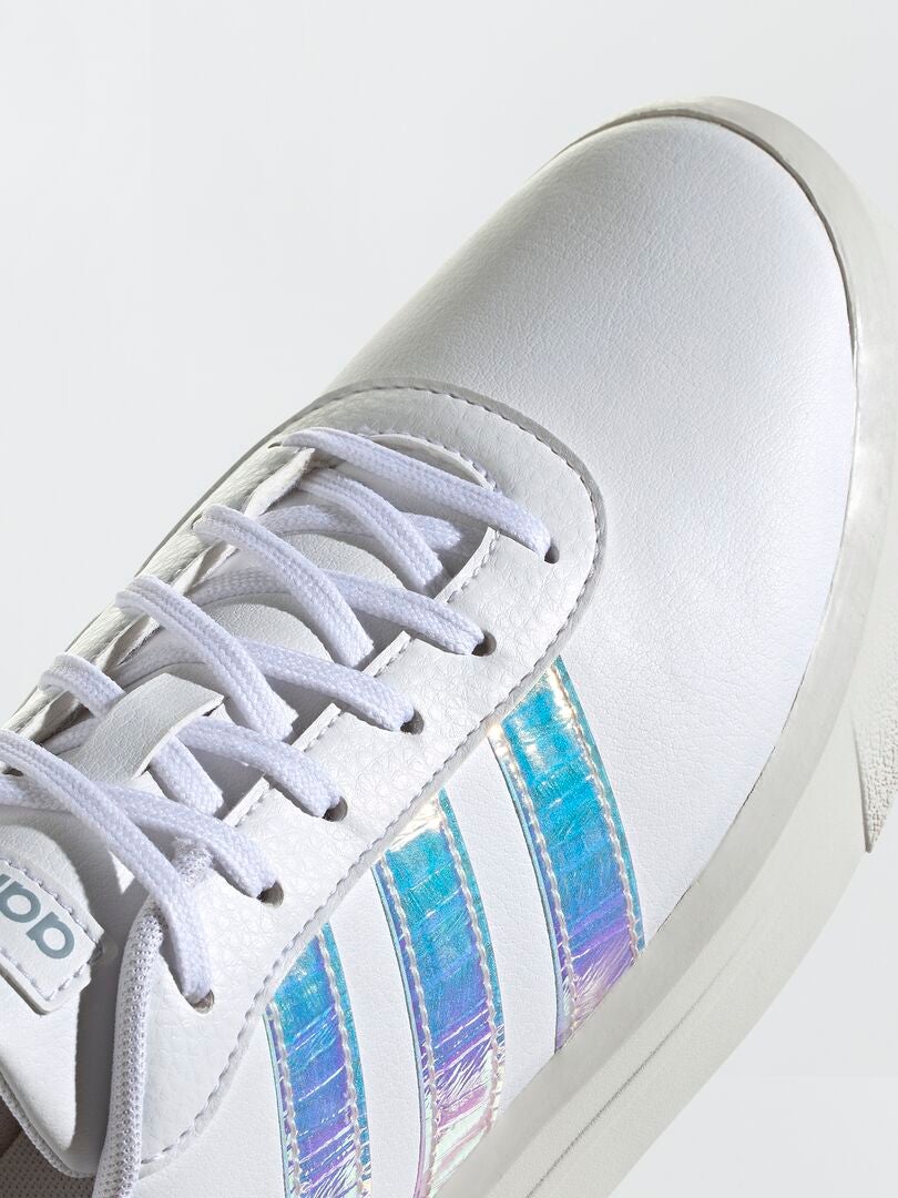 ZAPATILLAS HOLOGRáFICAS 'ADIDAS' 'COURT PLATFORM'  BLANCO