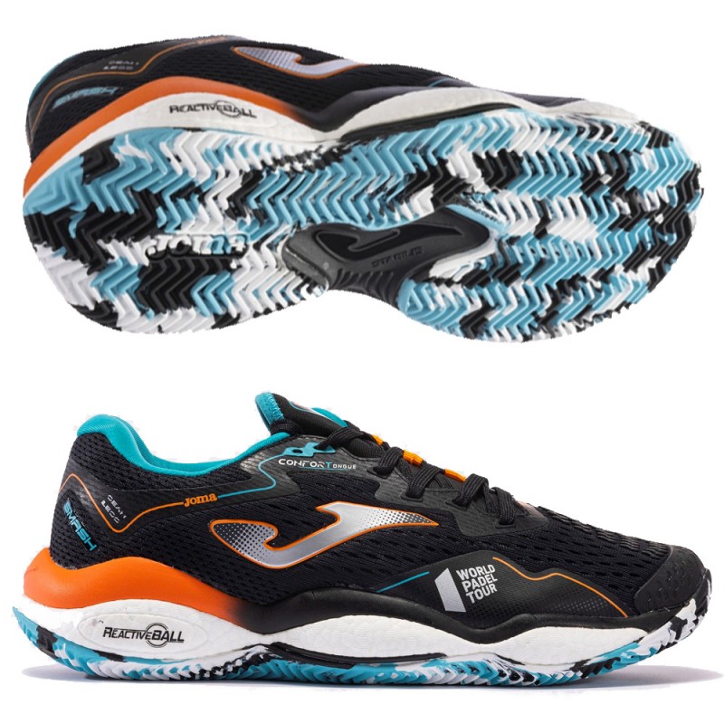 zapatillas Joma Smash 2301 black turquoise 2024