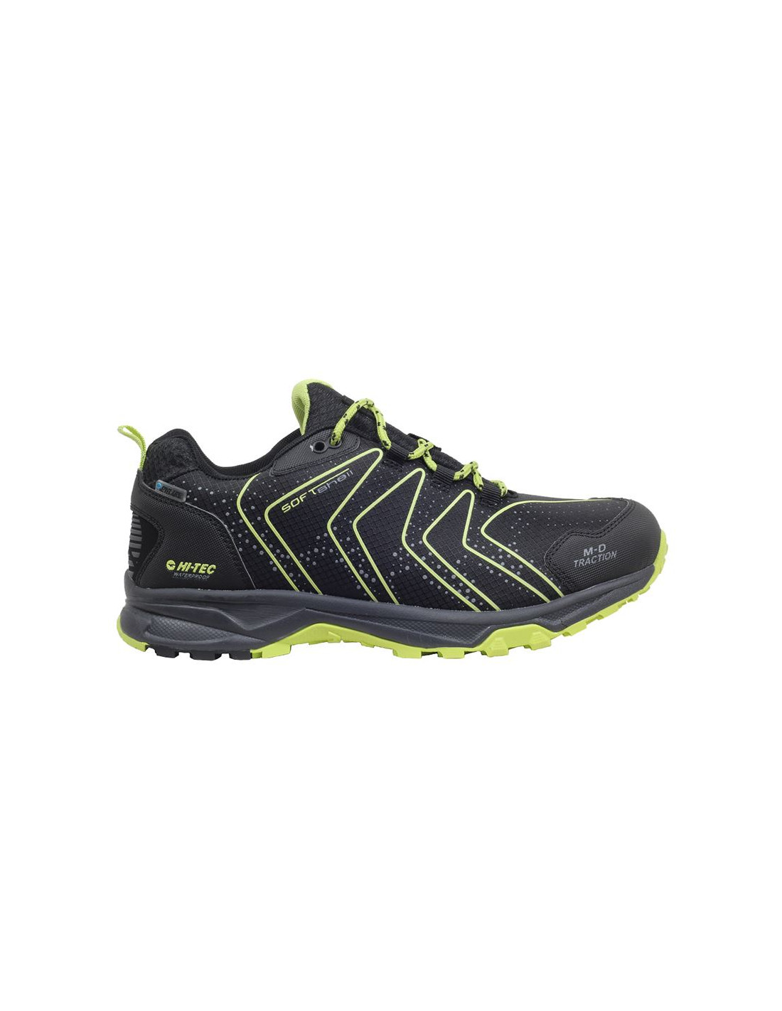 ZAPATILLAS NEGRO DE TRAIL HITEC RONCAL LOW HOMBRE