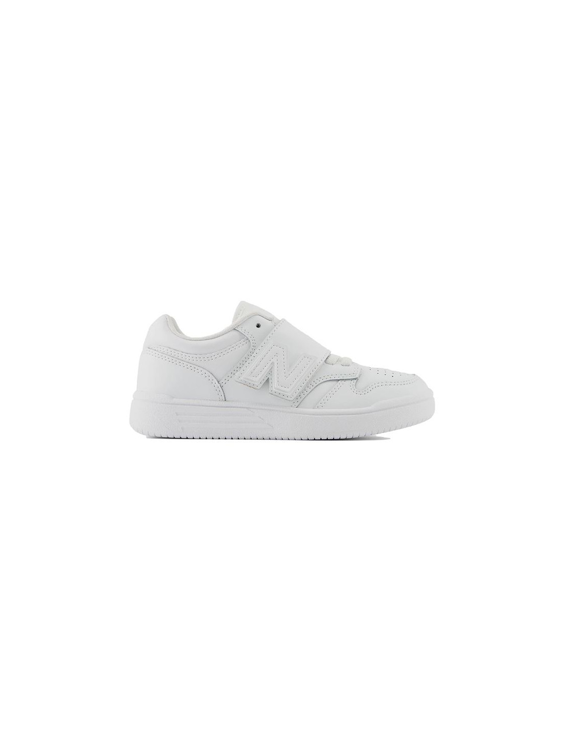 Zapatillas New Balance 480 Bungee Lace with Top Strap White Infantil