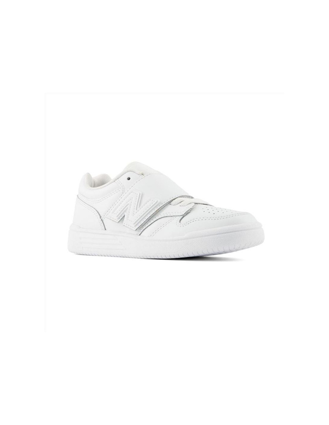 Zapatillas New Balance 480 Bungee Lace with Top Strap White Infantil