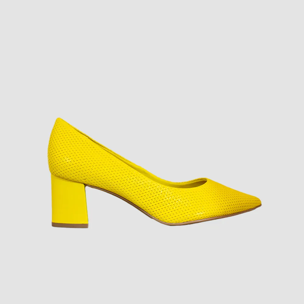 ZAPATILLAS PARA MUJER DEGONA CUERO AMARILLO