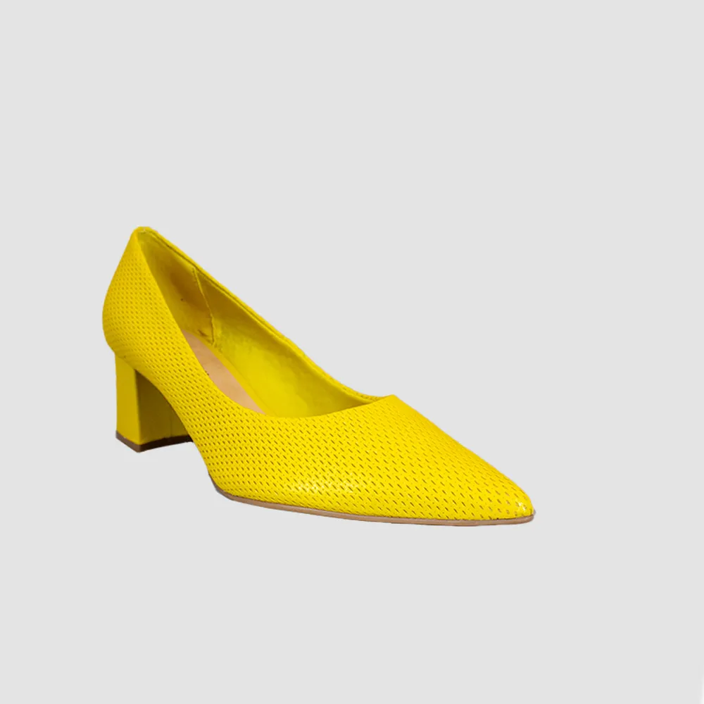 ZAPATILLAS PARA MUJER DEGONA CUERO AMARILLO