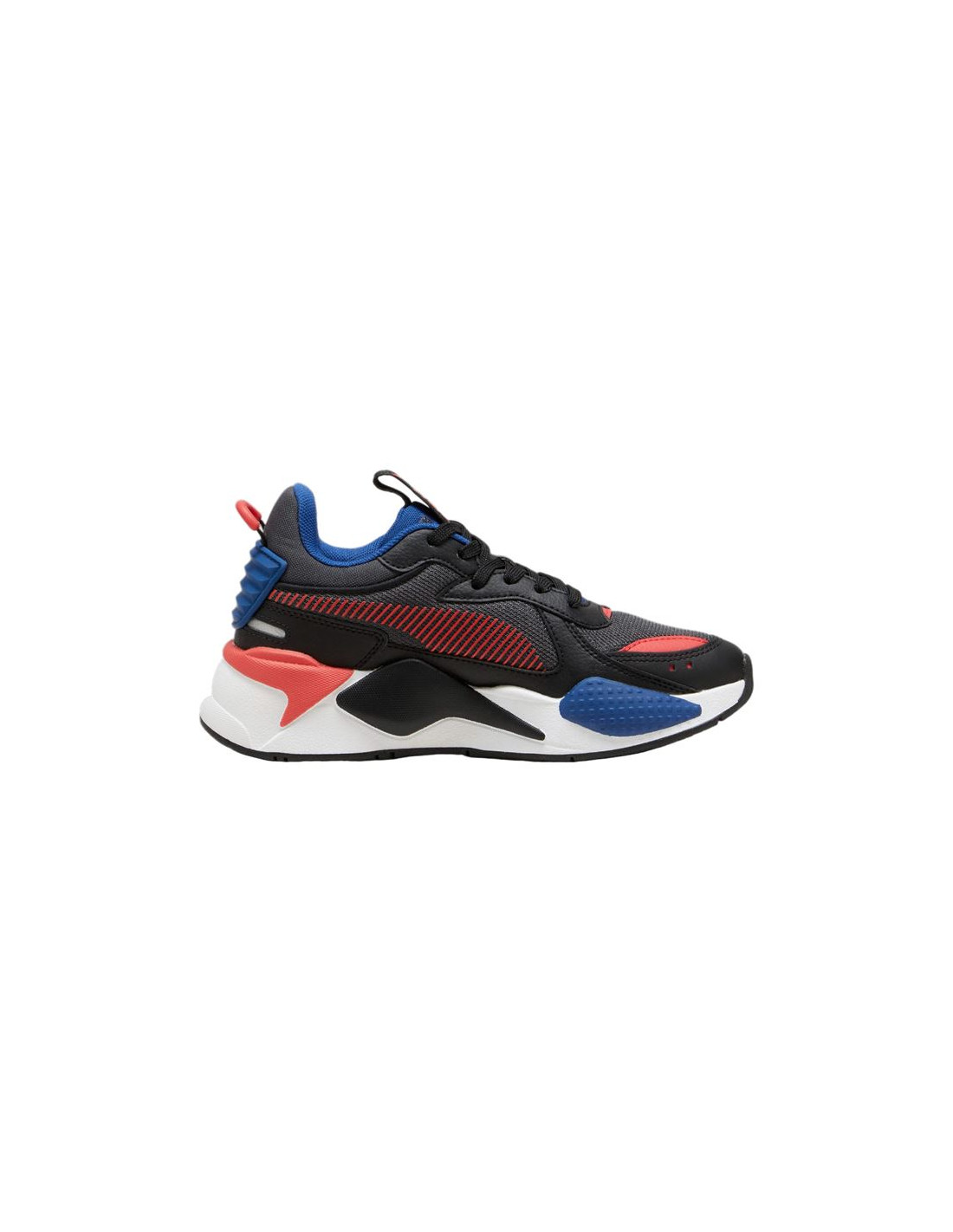 ZAPATILLAS PUMA RSX BOYS STRONG NEGRO/ROJO NIñO