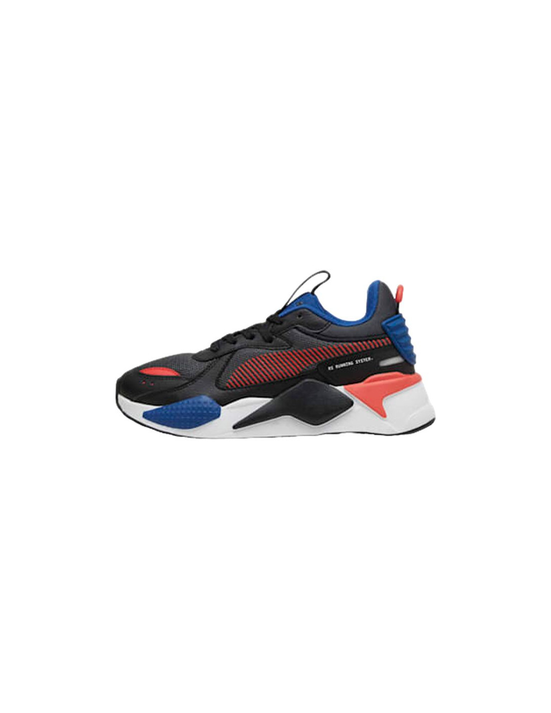 ZAPATILLAS PUMA RSX BOYS STRONG NEGRO/ROJO NIñO