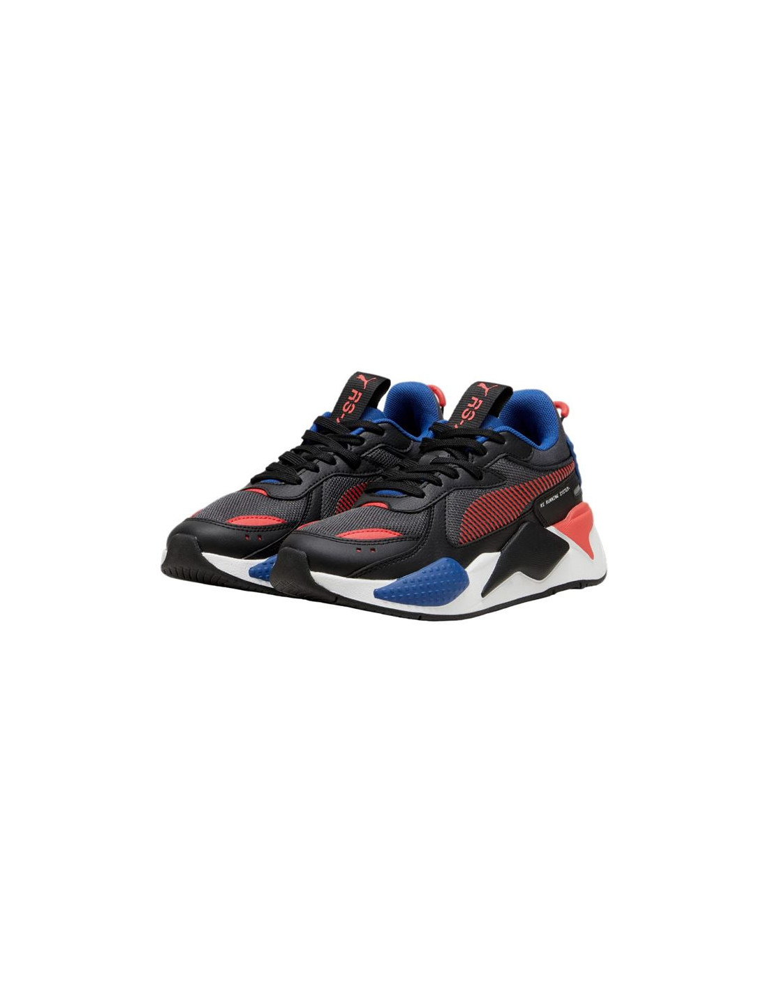 ZAPATILLAS PUMA RSX BOYS STRONG NEGRO/ROJO NIñO
