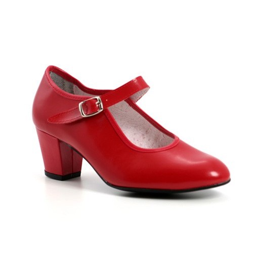 Zapato flamenco Pasos de Baile 15 Rojo